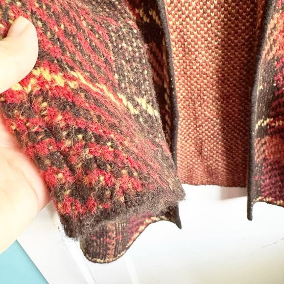 Soft Surroundings Collared Open Cardigan Coat Jacket Sweater Knit Long Sleeves S - Picture 8 of 13